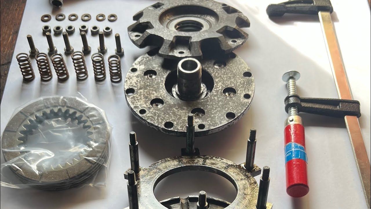 Mz 250 sprzęgło cz.4 skręcamy całość