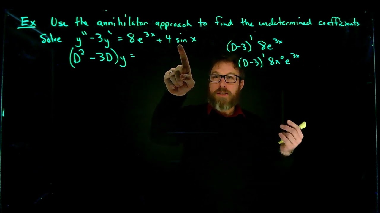 Solving Differential Equations using Differential Operations: The Annihilator Approach