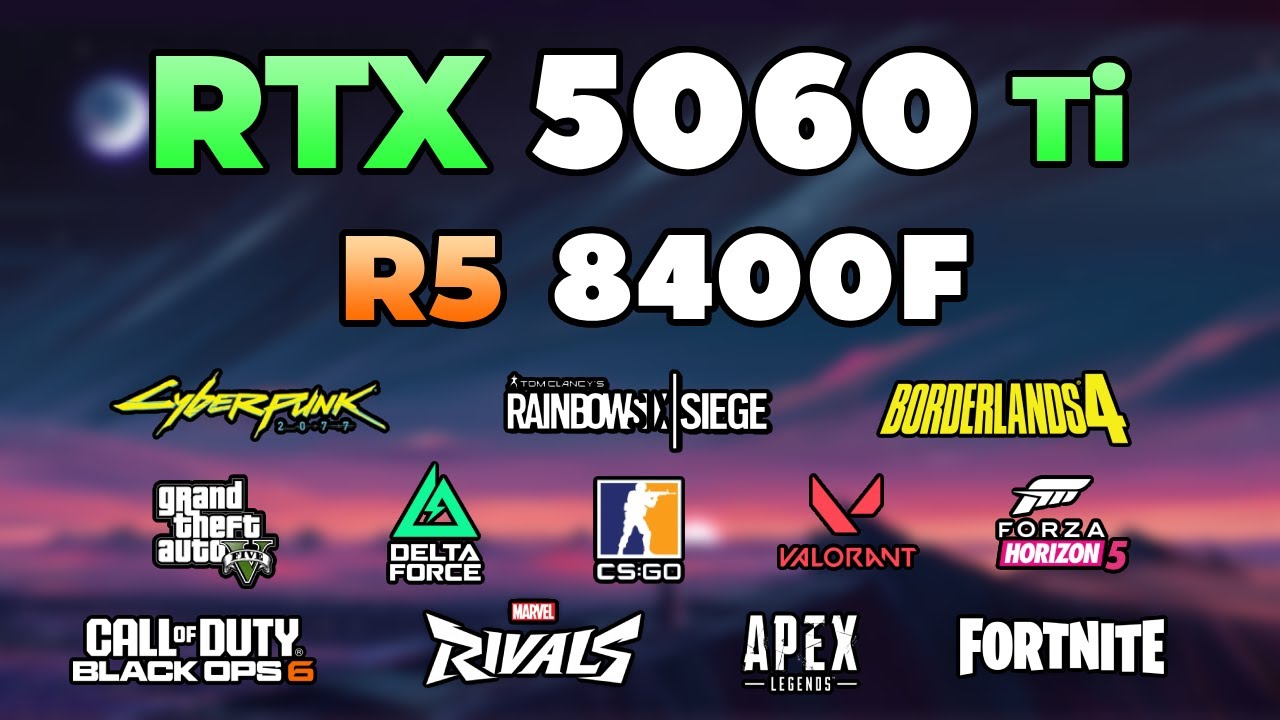 RTX 5060 Ti 8GB + Ryzen 5 8400F : Test in 12 Games in 2025 | 1080p & 1440p | Best AM5 Budget Combo?