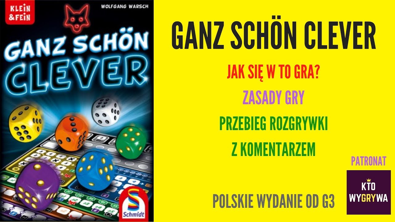 Ganz Schön Clever (Rzuć na tacę) - zasady gry, jak grać, game play, online