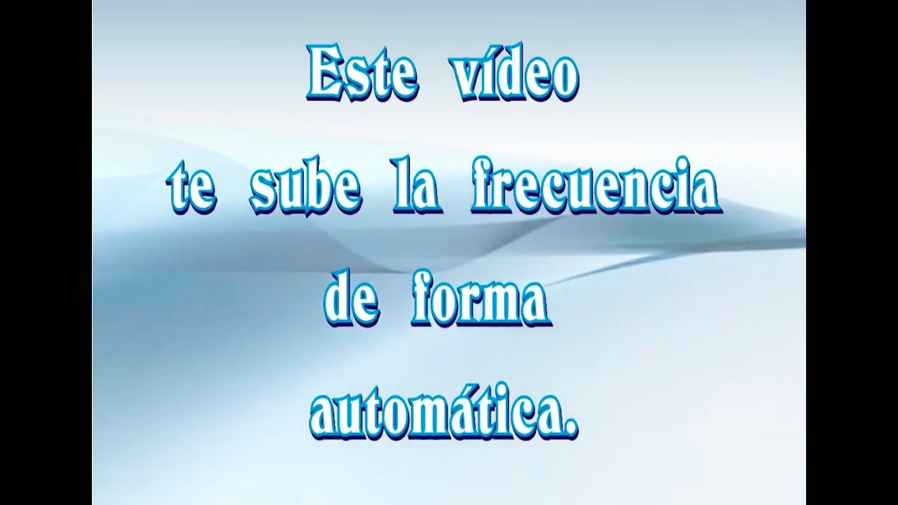 ENERG&Iacute;A INTERACTIVA - LIMPIEZA Y RECARGA ENERG&Eacute;TICA - V&Iacute;DEO 1