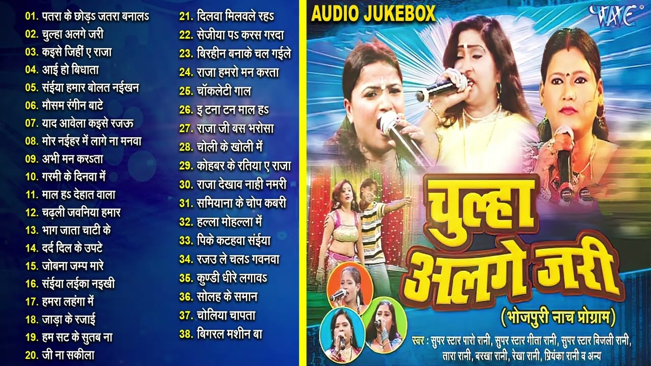एक से बढ़कर एक भोजपुरी नाच प्रोग्राम के गाने - चूल्हा अलगे जरी - #Paro Rani, #Geeta Rani, Bijali Rani