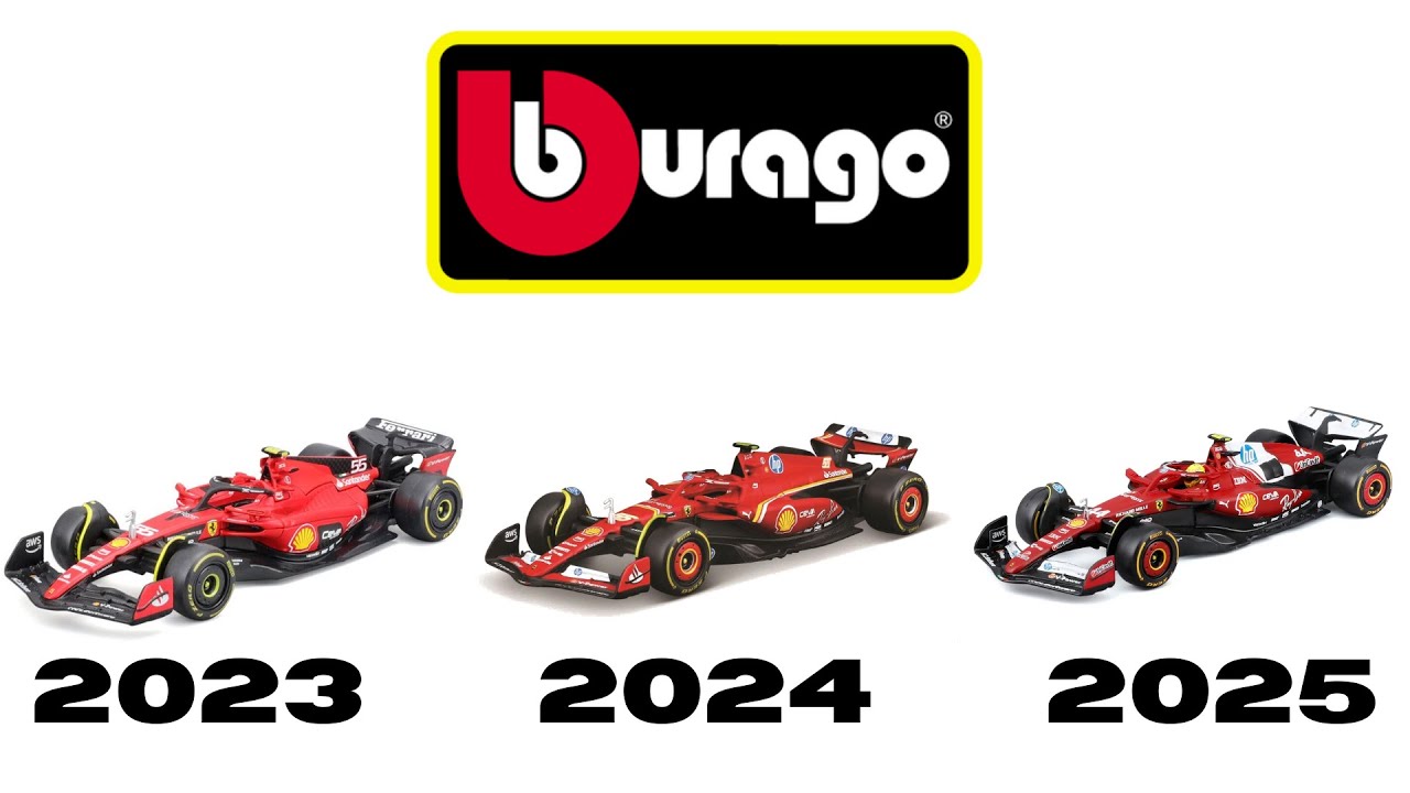 GUIDE: Burago F1 Models 2023-25