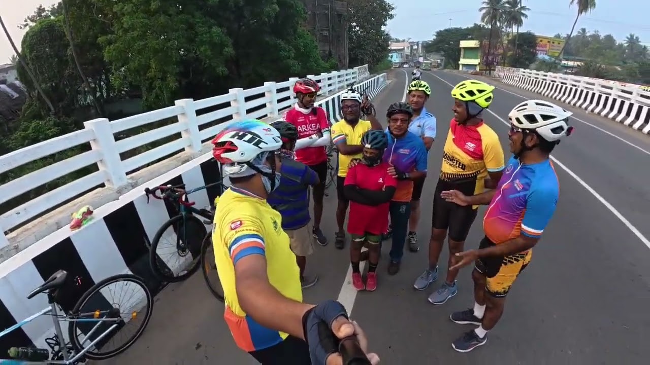 Delta Cyclists Mayiladuthurai Chapter and Thanjavur Chapter KMU group Ride 