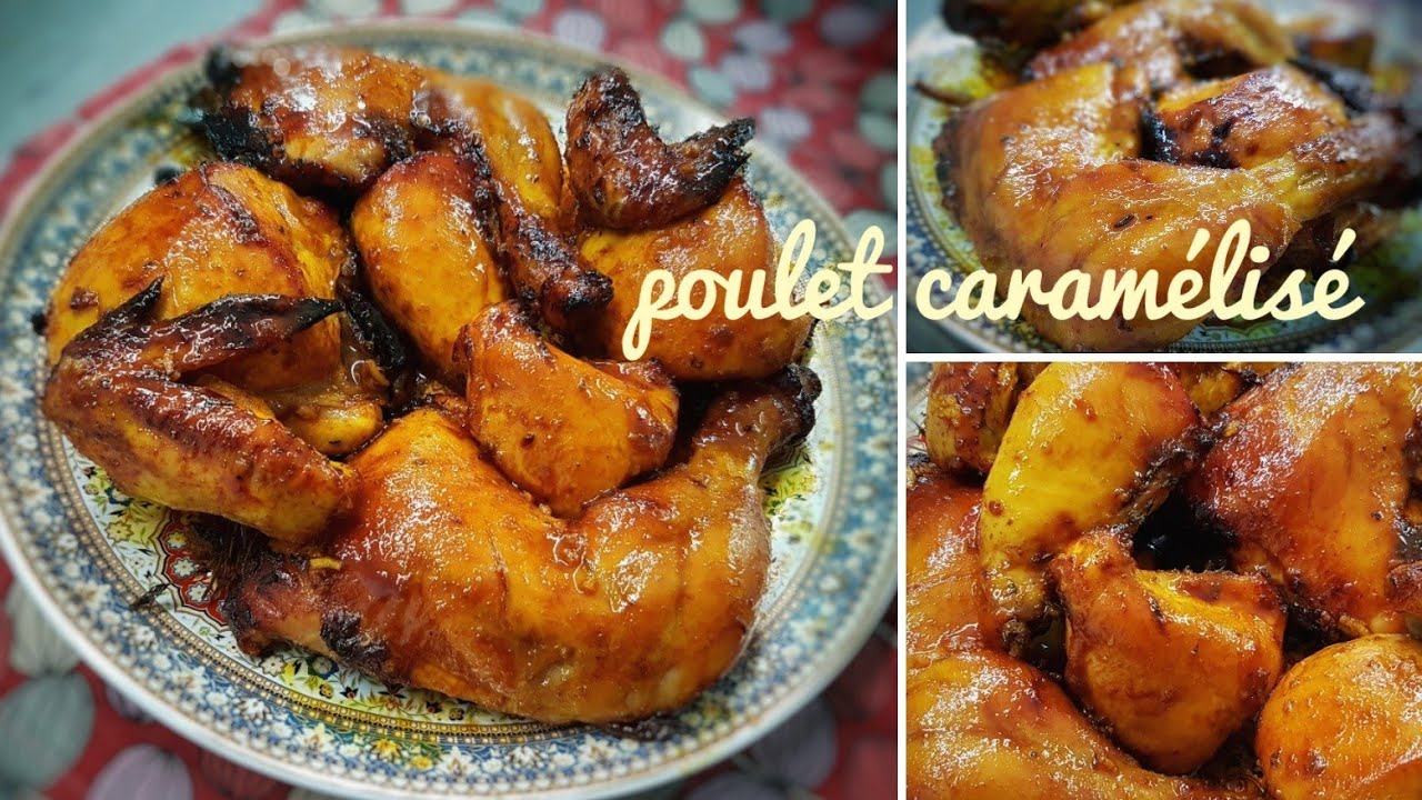 🍗🍯Poulet Caramélisé au Miel sauce Soja Citron recette Facile et Rapide
