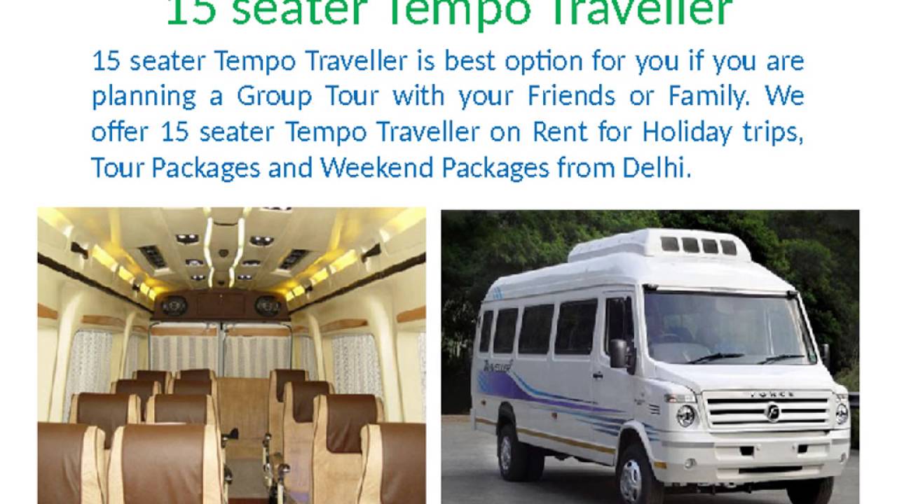 Tempo Traveller on Rent