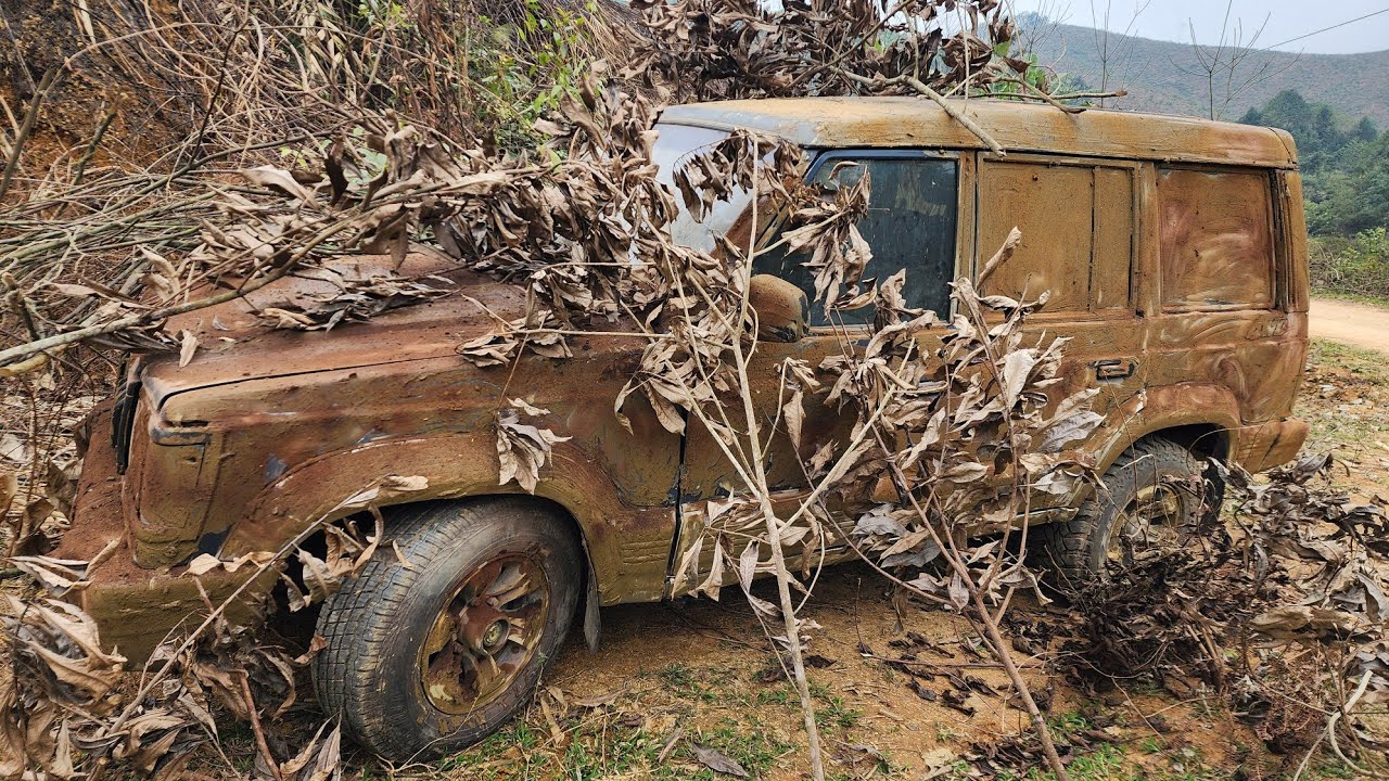 GIRL FULLY Restoration of Abandoned SQUID GAME Car | Restoring FORGOTTEN Car From SQUID GAME.