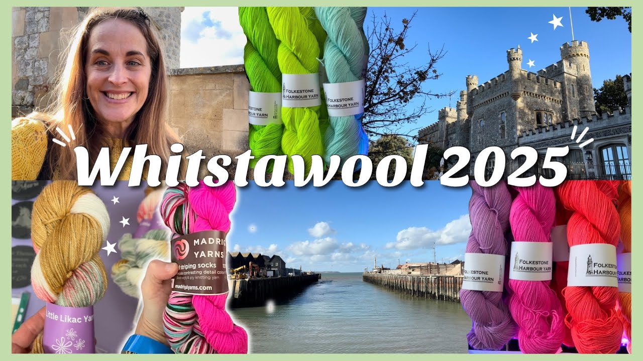 Видеоблог Whitstawool 2025 | Новая выставка пряжи в замке! 🧶♡🪡
