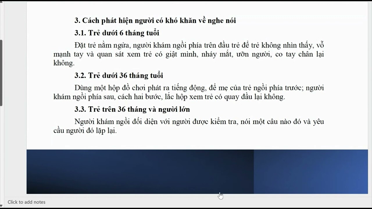 PHCN DỰA V&Agrave;O CỘNG ĐỒNG: PHCN CHO NGƯỜI KH&Oacute; KHĂN VỀ NGHE N&Oacute;I