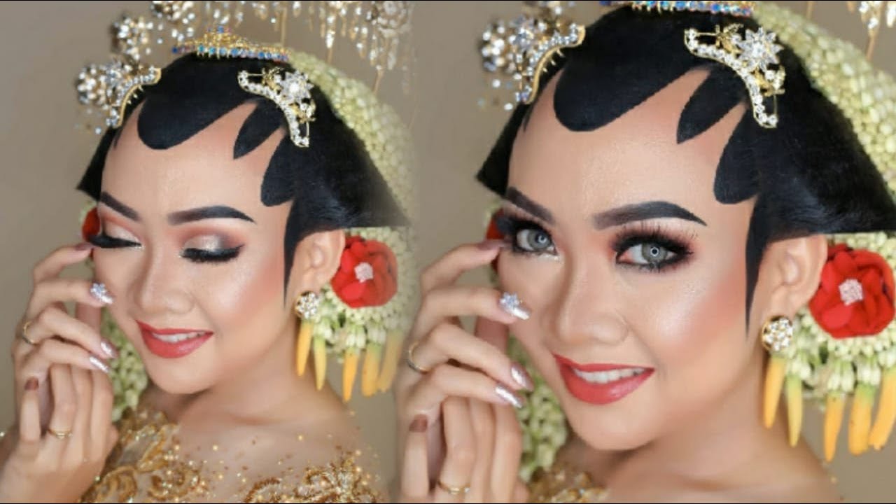 TUTORIAL SANGGUL DAN PAES PENGANTIN SOLO PUTRI