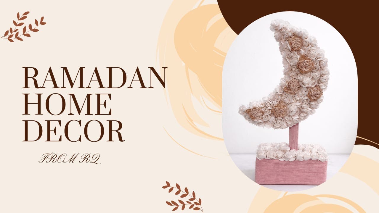 Title:Ramadan Moon Decor 🌙 | Simple & Elegant
