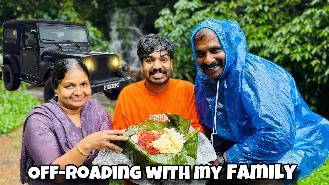 OFF-ROAD TRIP WITH MY FAMILY 🚗| EATING POTHI CHORU UP TO 500 FT ⛰️