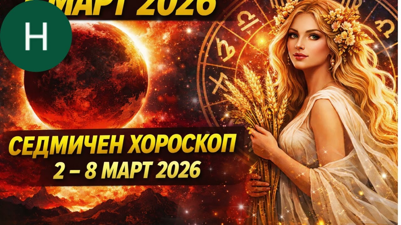 💫Седмичен хороскоп 2–8 март 2026♍Пълно лунно затъмнение в Дева–съдбовни решения и кармични развръзки