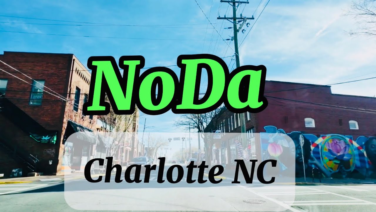 NoDa Charlotte NC✨ Neighborhood Driving Tour 2025 #driving #charlottenc #drivingtour