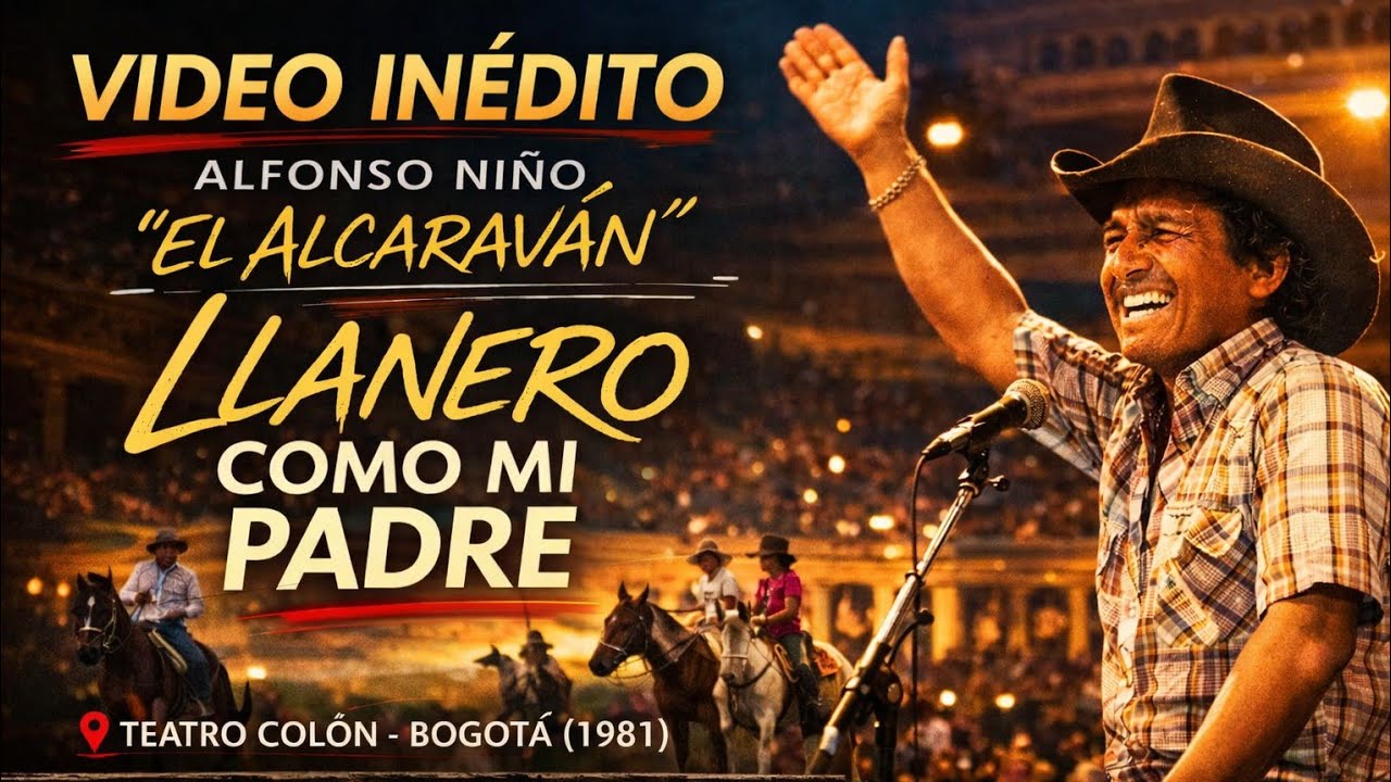 Alfonso Ni&ntilde;o &uml;EL ALCARAVAN&uml; - Llanero Como Mi Padre - 🐴 Videoclip in&eacute;dito (1981)