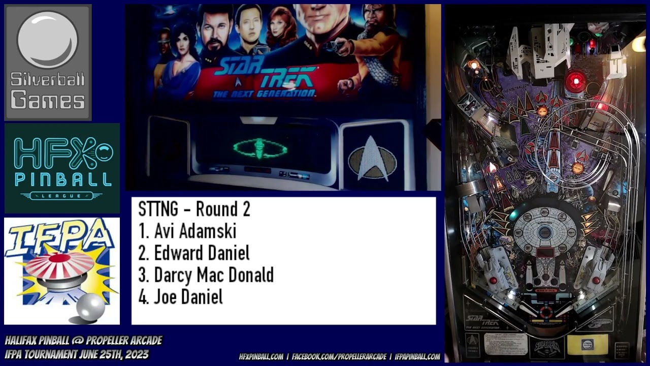 Chocolate Lake Pinball Tournament - June 25th 2023 - Star Trek the Next Generation - Round 2
