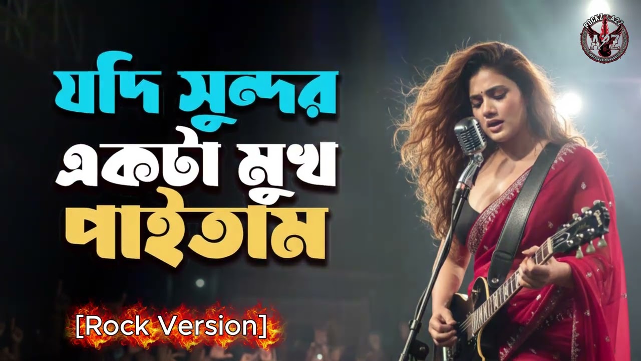Jodi Shundor Ekkhan Mukh Paitam | যদি সুন্দর একখান মুখ পাইতাম | Female Rock Cover | Rockz A2Z