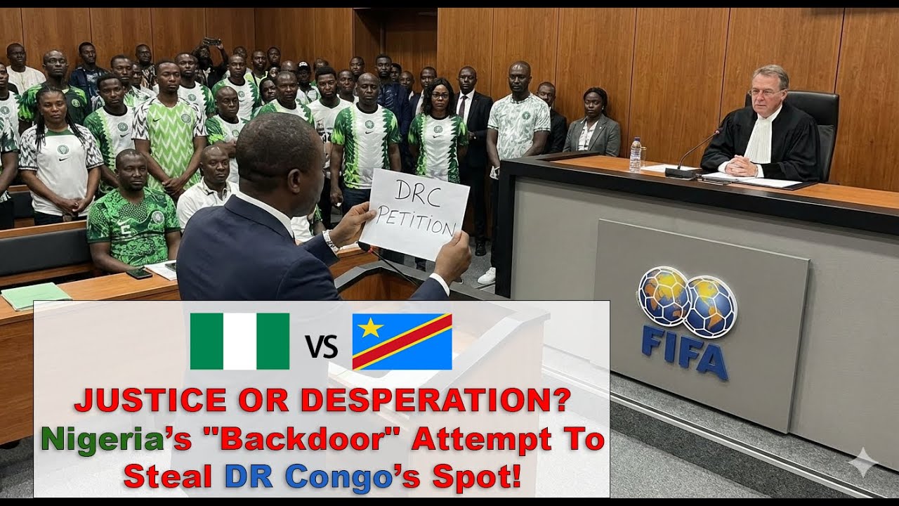 NIGERIA’S WORLD CUP DREAMS REVIVED? 🦅 The Truth About the FIFA Petition vs DR Congo!