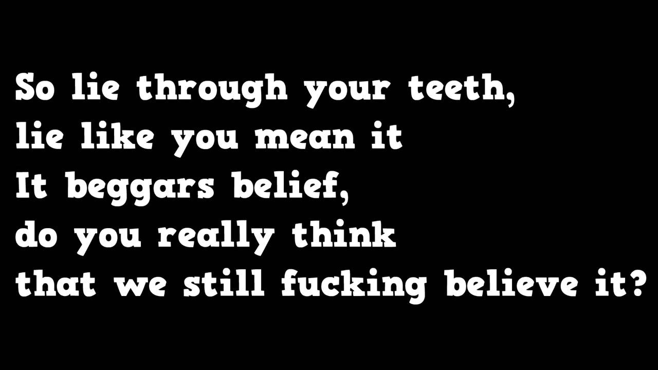 Architects - Gravedigger (lyrics)