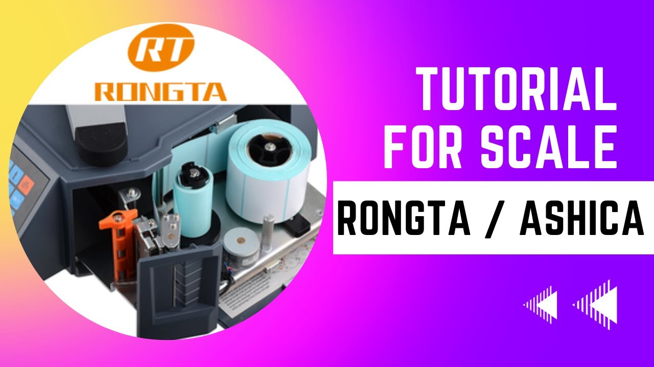How to Install Label on Rongta Weighing Scales | Cara Pasang Label di Alat Timbangan Rongta.