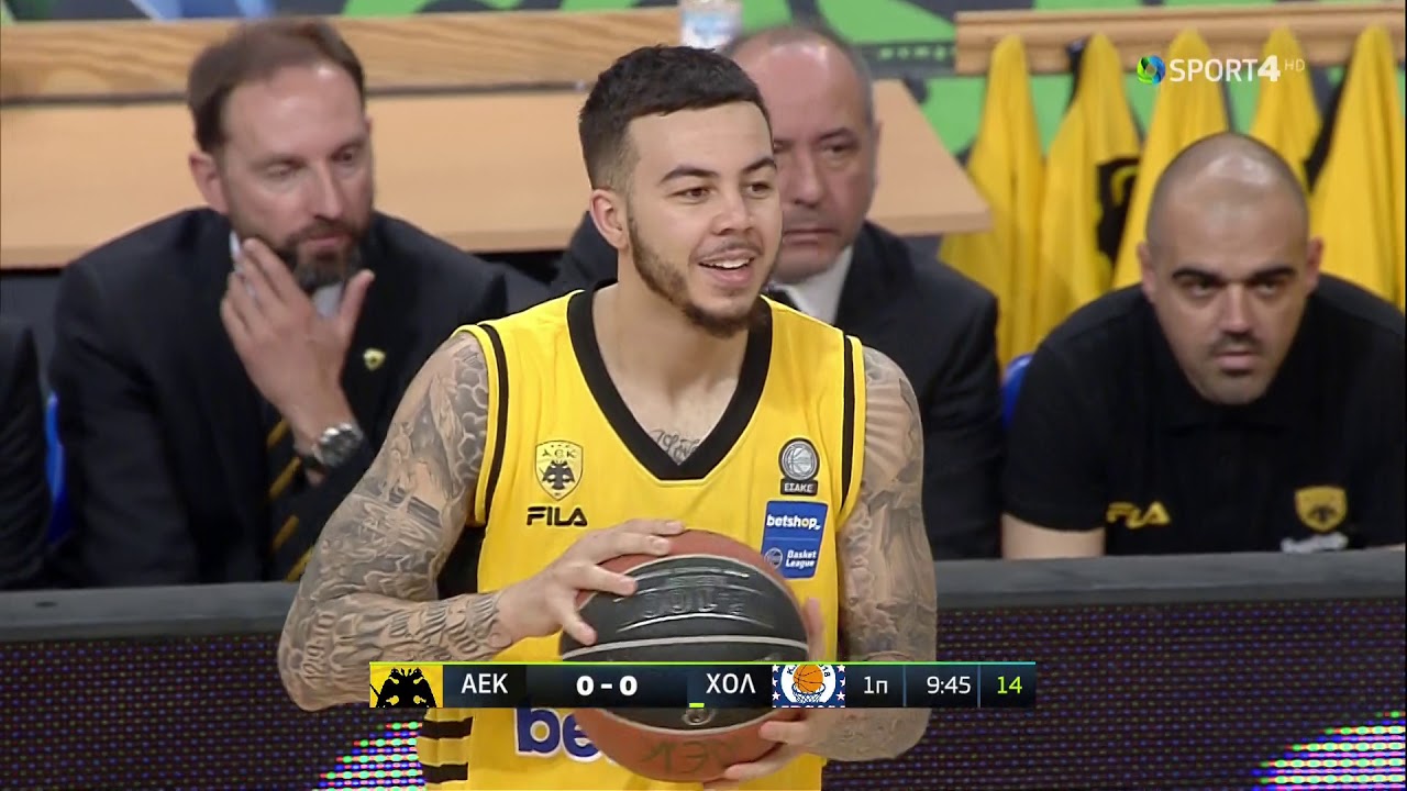 ΑΕΚ-Χολαργός 84-62 FULL GAME HD 1080p Πλέι Όφ 18-5-2019