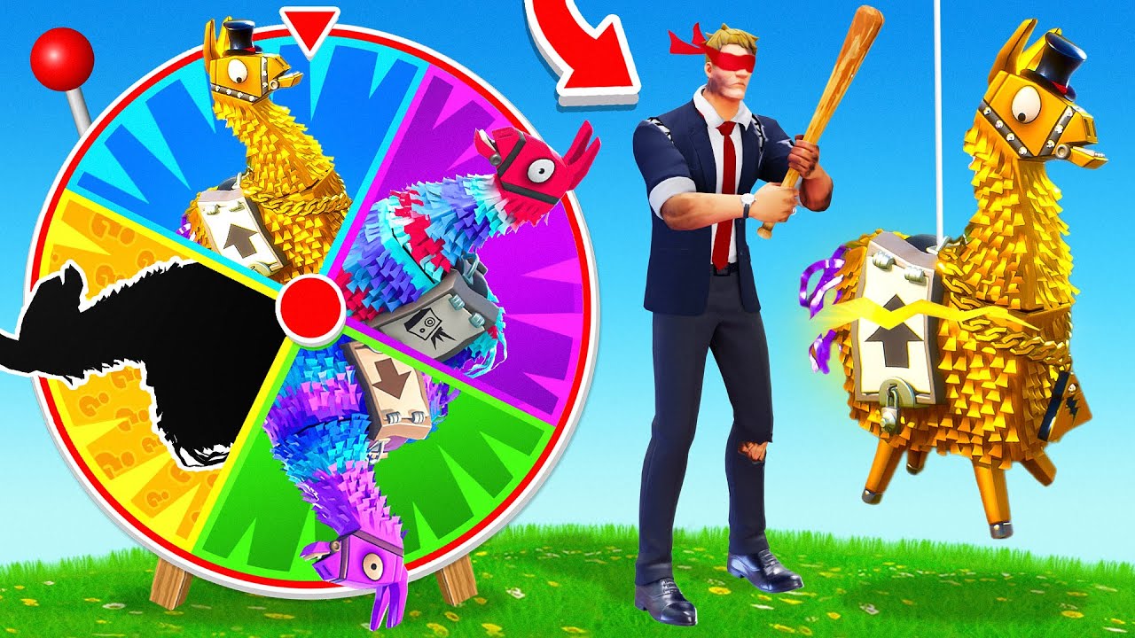 LAMA Piñata ALÉATOIRE Challenge pour V-BUCKS Fortnite GRATUIT