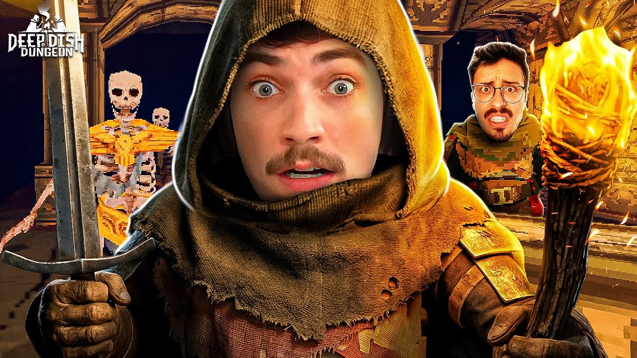 EXPLORANDO UMA DUNGEON COM MEUS AMIGOS | Deep Dish Dungeon