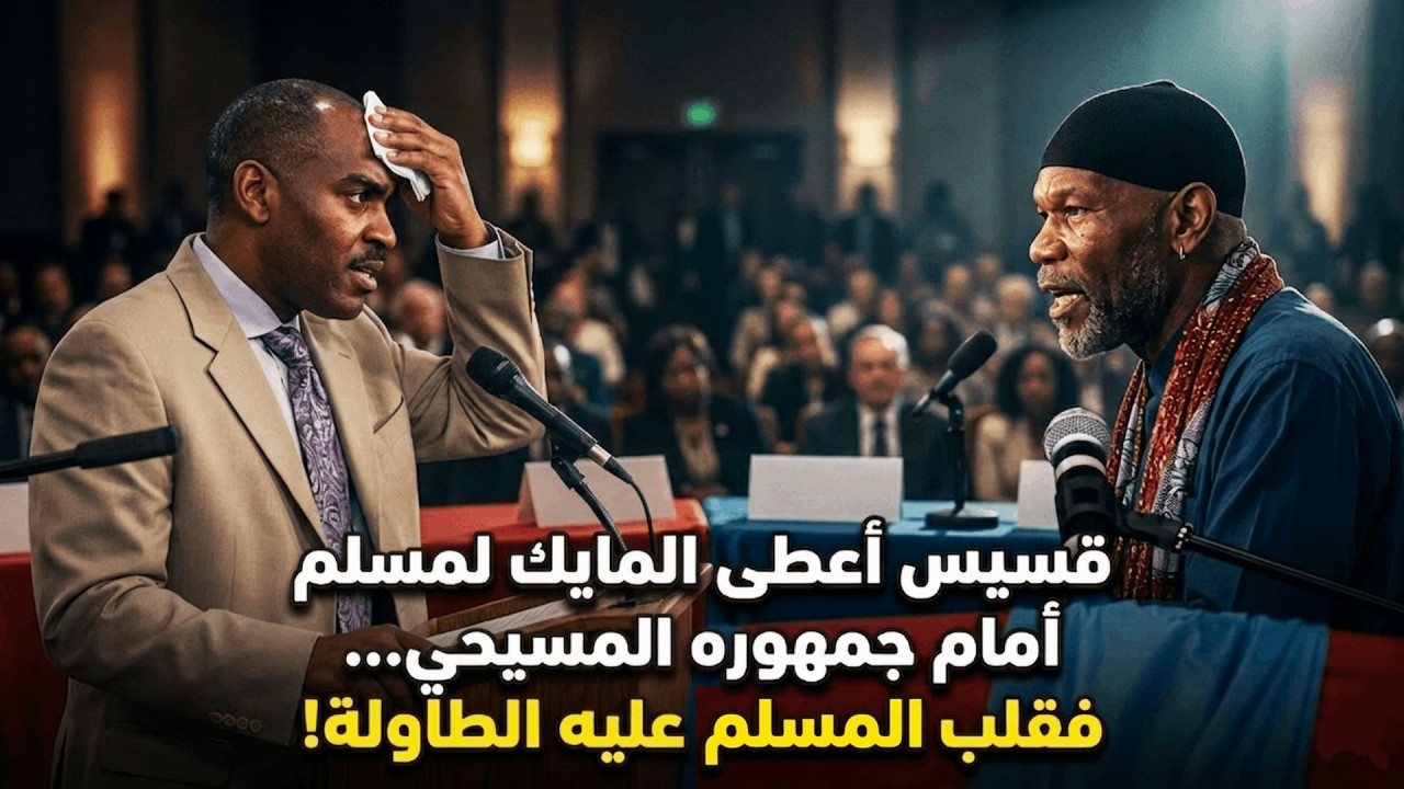 قسيس مسيحي يعطي الميكروفون لمسلم وسط جمهوره المسيحي.. فحدث ما لم يتوقعه