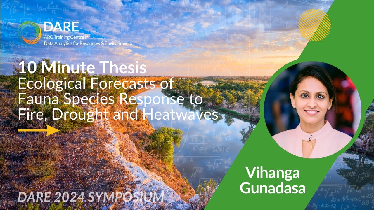 Ecological forecasts of fauna species response to fire, drought and heatwaves - DARE Symposium 2024