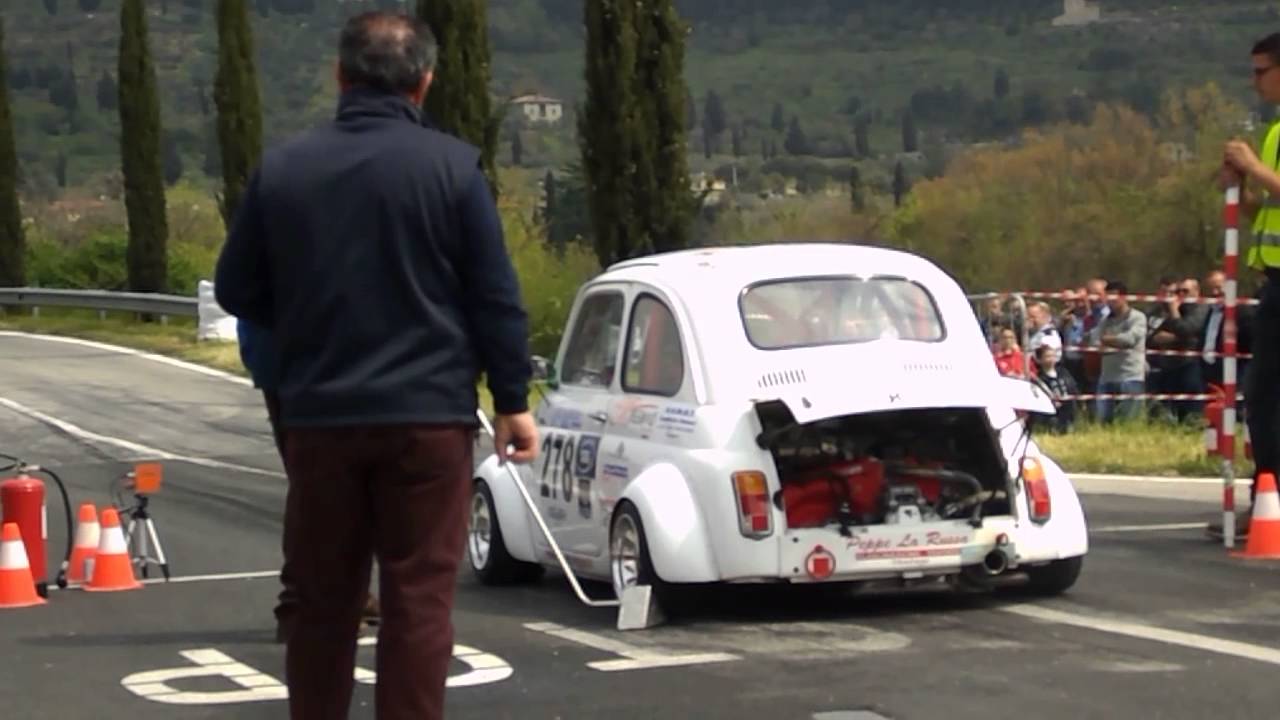 Cronoscalata Camucia-Cortona 2014 1°Partenza FIAT 500 Gruppo 5