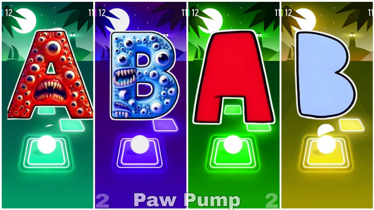 Monster Alphabet Lore - A 🆚 B 🆚 Without Face Alphabet Lore - A 🆚 B. 🎶 Who Is Best?🎵 Tell We? 😍