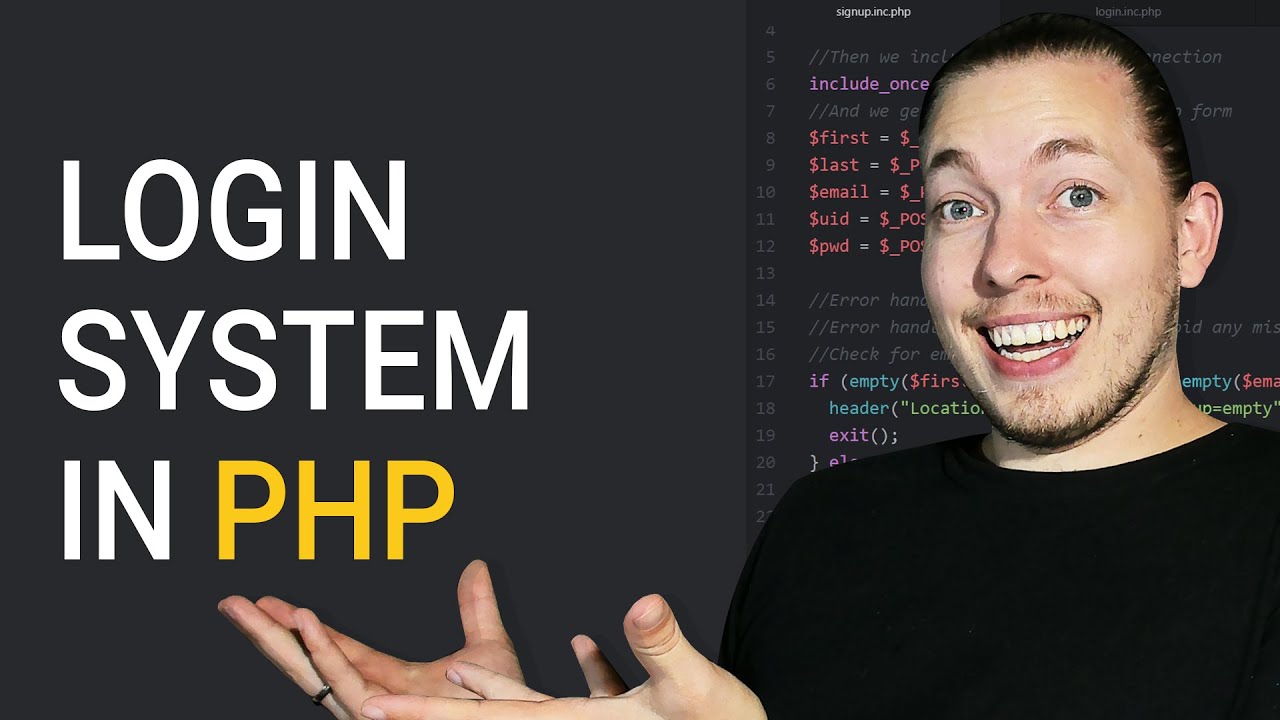 44: (UPDATED VIDEO IN DESC) How To Create A Login System In PHP For Beginners | PHP Tutorial