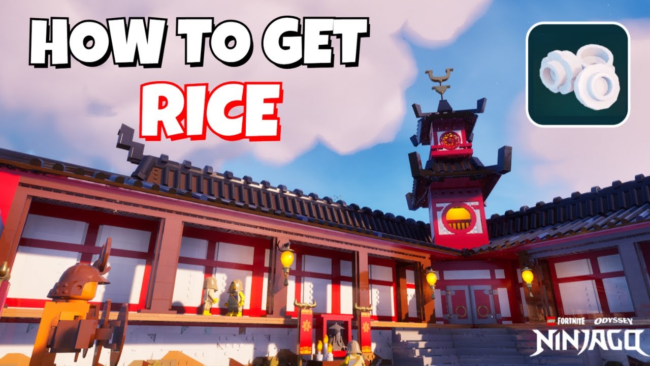 Как получить рис в Ninjago LEGO Fortnite Odyssey