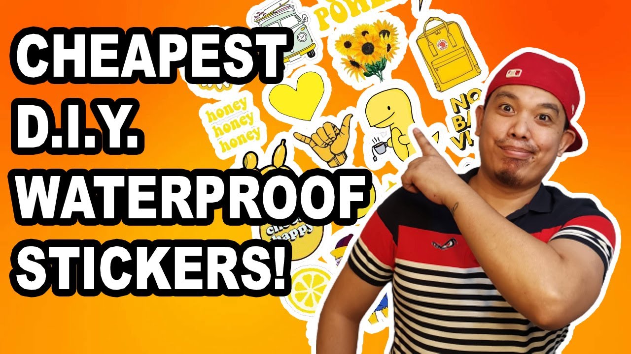 HOW TO PRINT WATERPROOF STICKERS WITHOUT PHOTO TOP & ECOSOL PRINTER? | Marlon Ubaldo