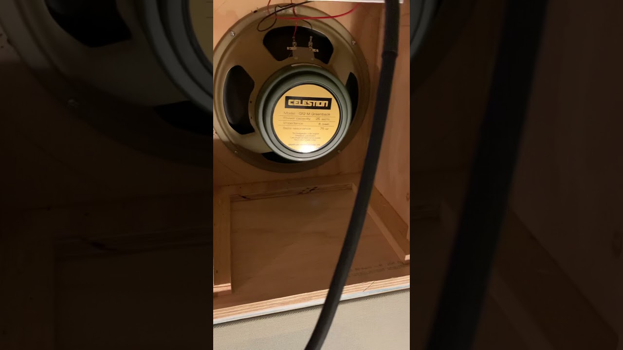 The safe and easy way to break in your prized celestion greenback