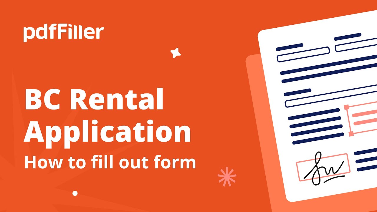 How to Fill Out a BC Rental Application Form