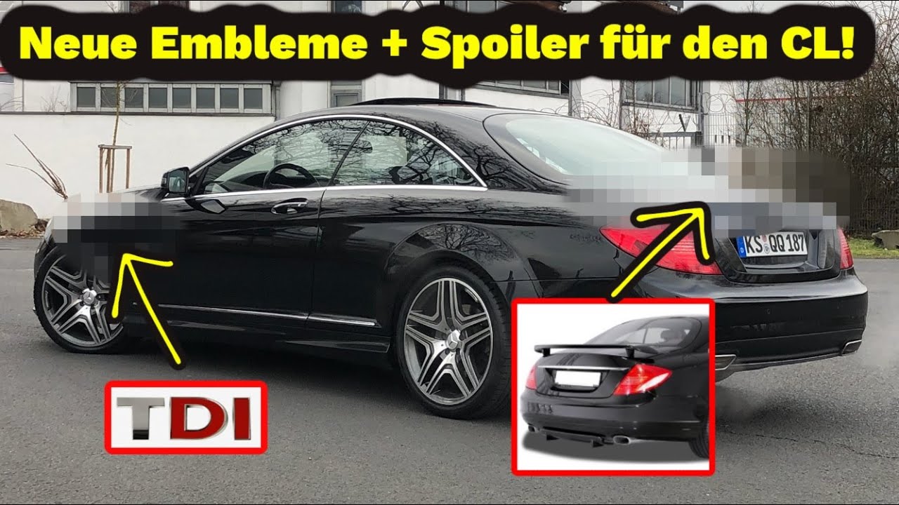 CL500 neue Embleme und Spoiler!