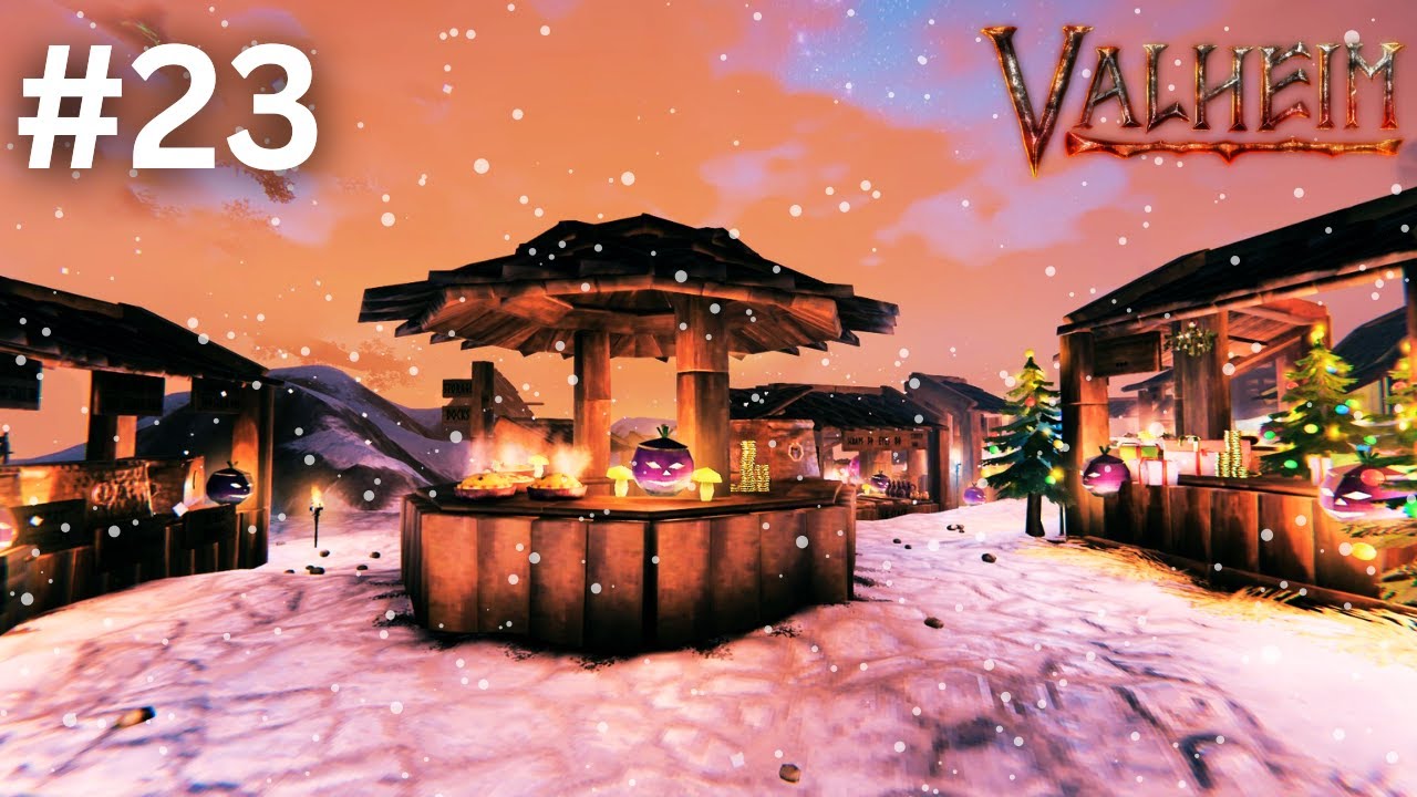 Creating a Magical Winter Market in Valheim [Special #23]