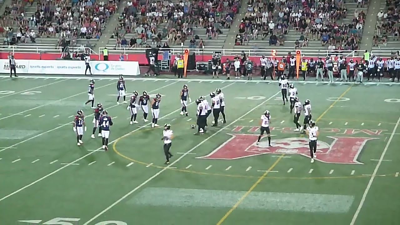 Ottawa Redblacks QB Jake Maier throws a 24-yard pass to Justin Hardy vs. Montreal Alouettes 6/28/26