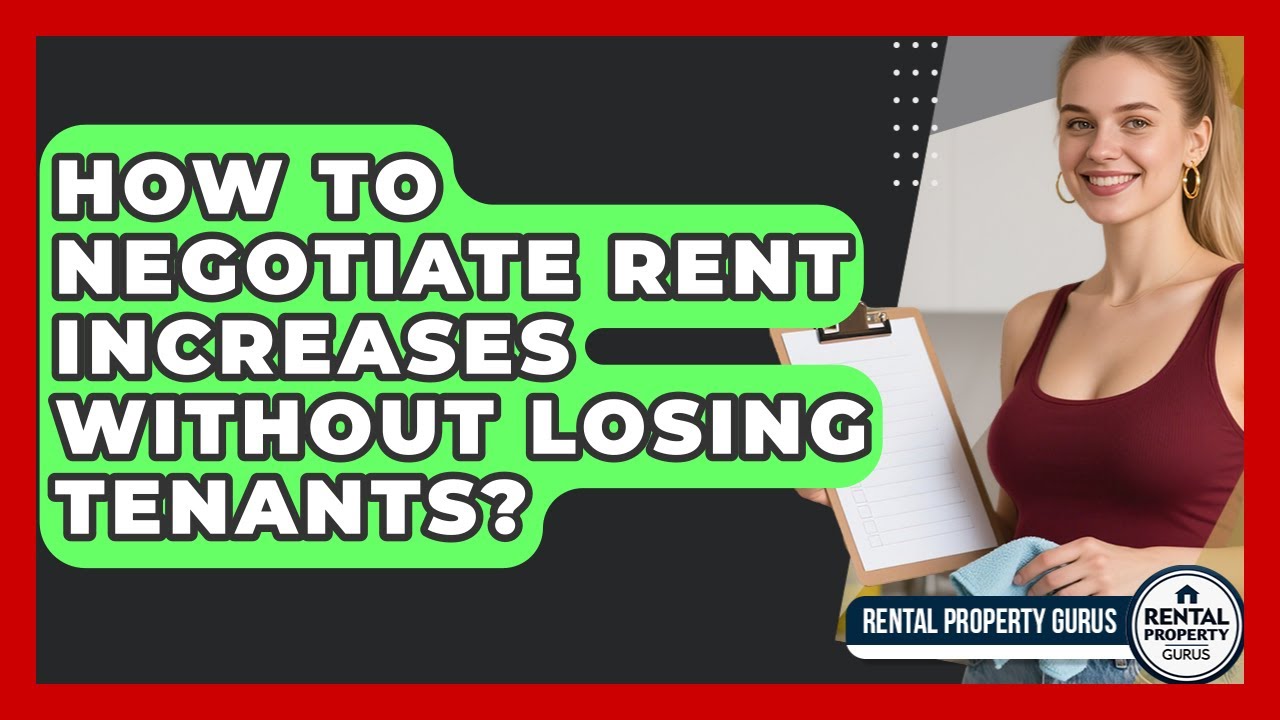 How To Negotiate Rent Increases Without Losing Tenants? - Rental Property Gurus