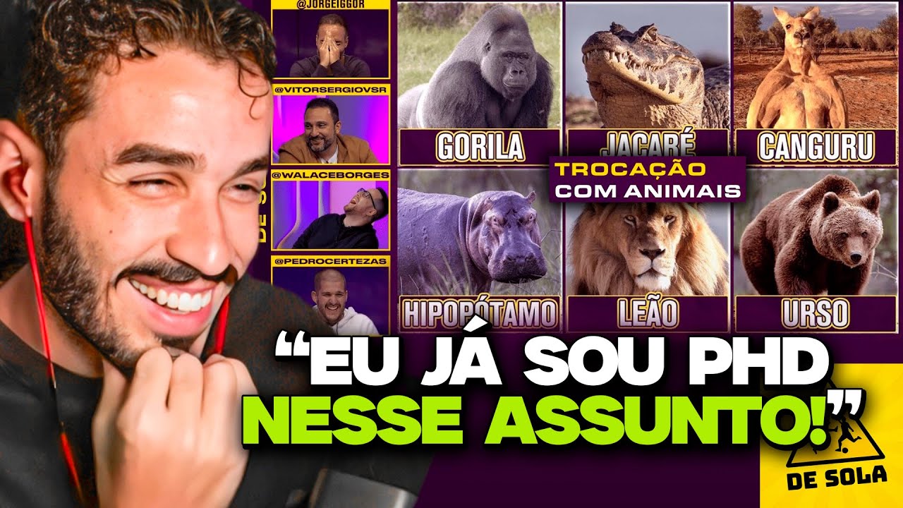 CONTRA QUAL ANIMAL VOCÊ SE GARANTE NO MANO A MANO? | REACT DE SOLA A DEZ