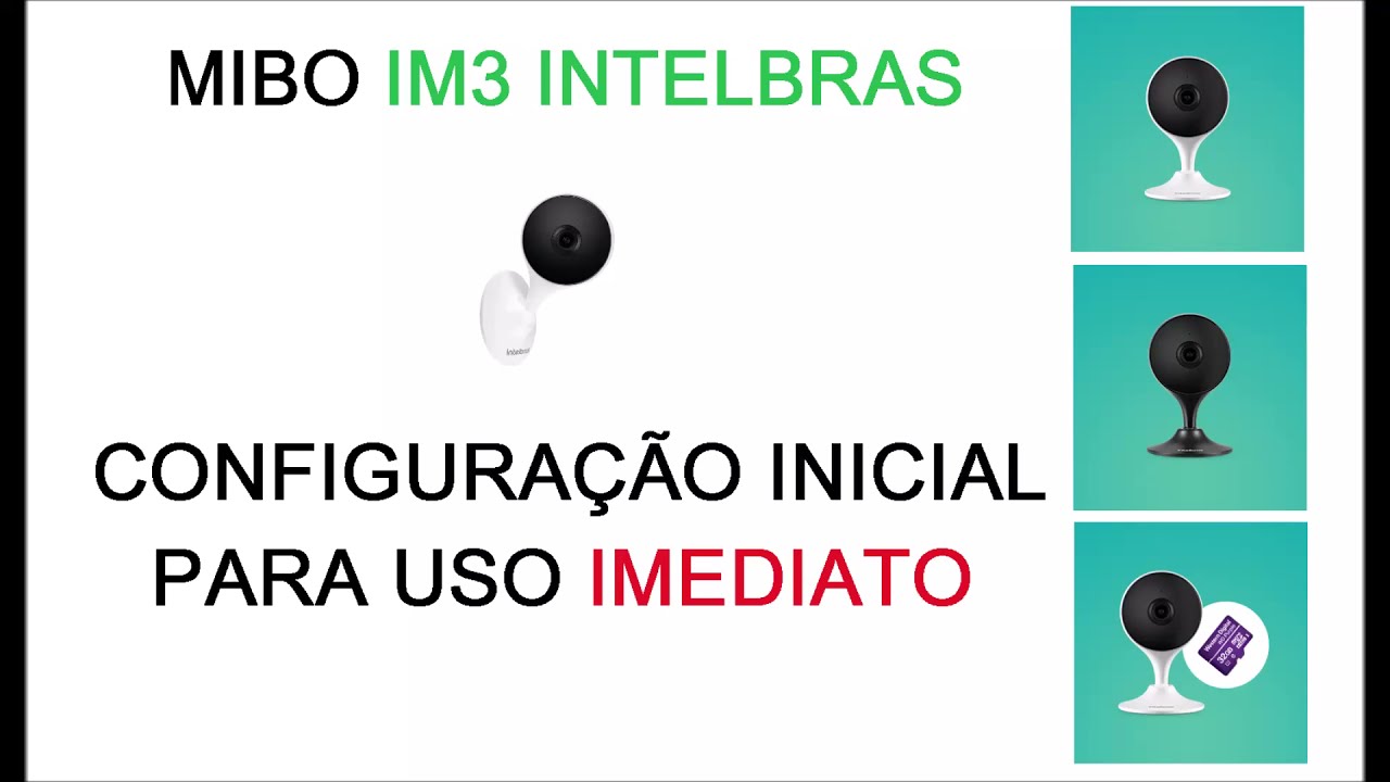 Câmera Intelbras Mibo IC3, IM3 e IMx "configuração de Alarme" - passo a passo - Completo