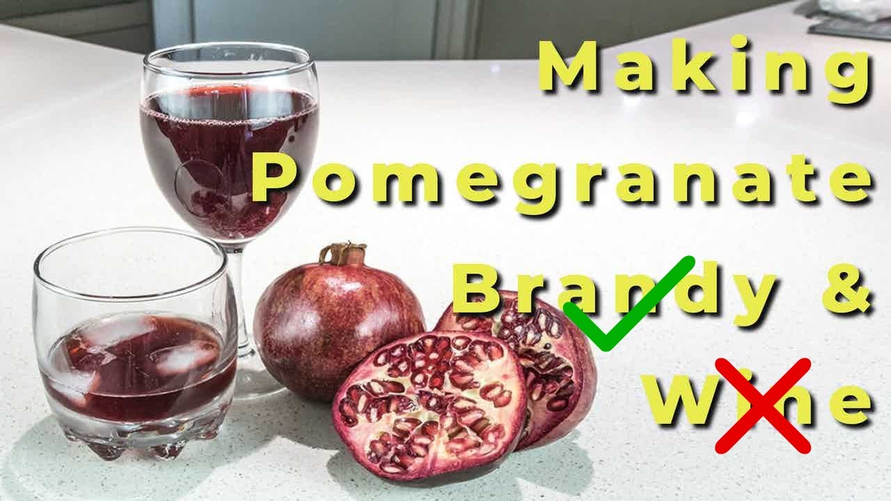 Making Pomegranate Wine and Brandy