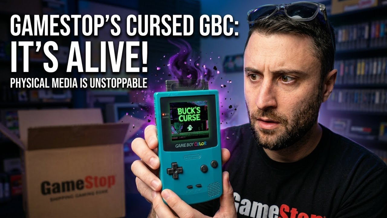 GameStop's cursed GameBoy Color release proves physical media is UNSTOPPABLE!