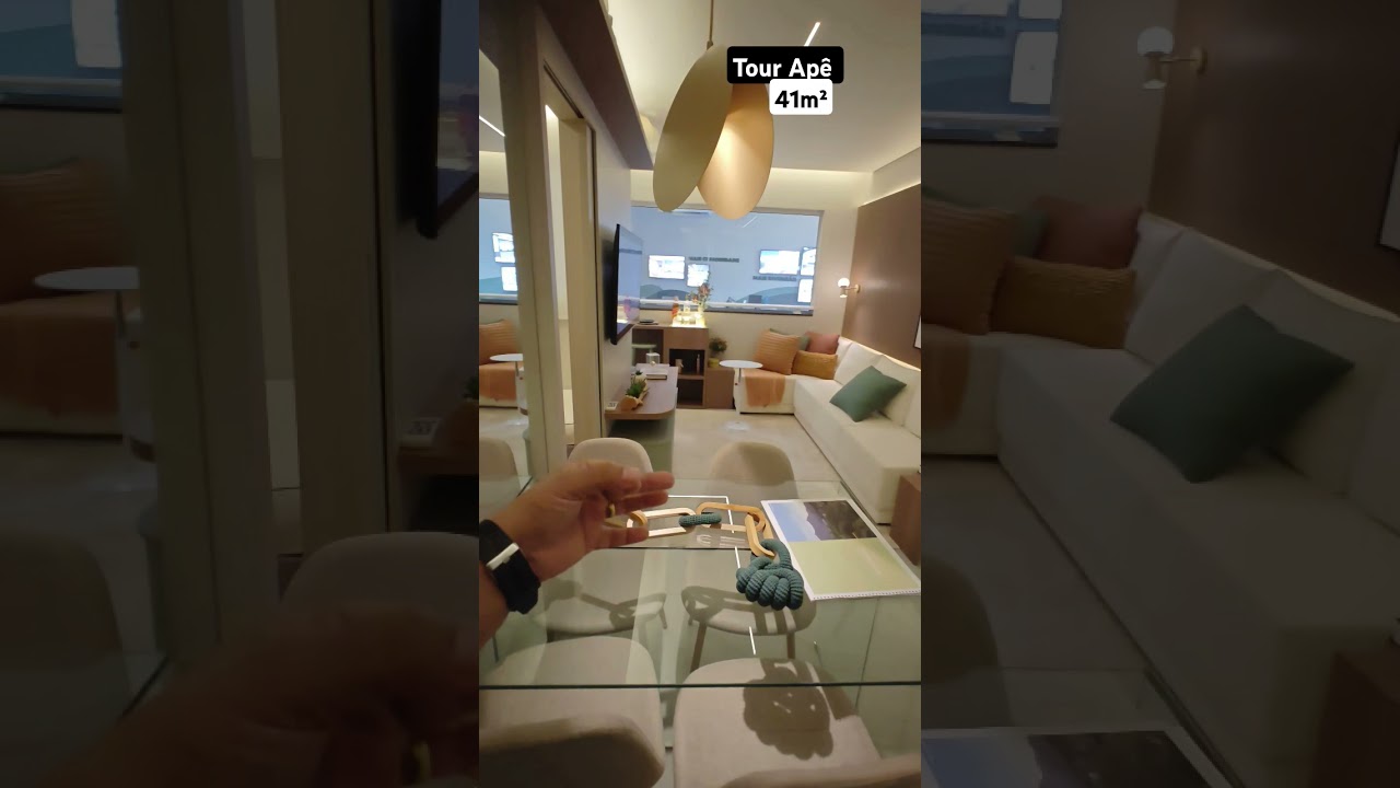 TOUR AP&Ecirc; 41M&sup2; - APARTAMENTO MODELO DECORADO