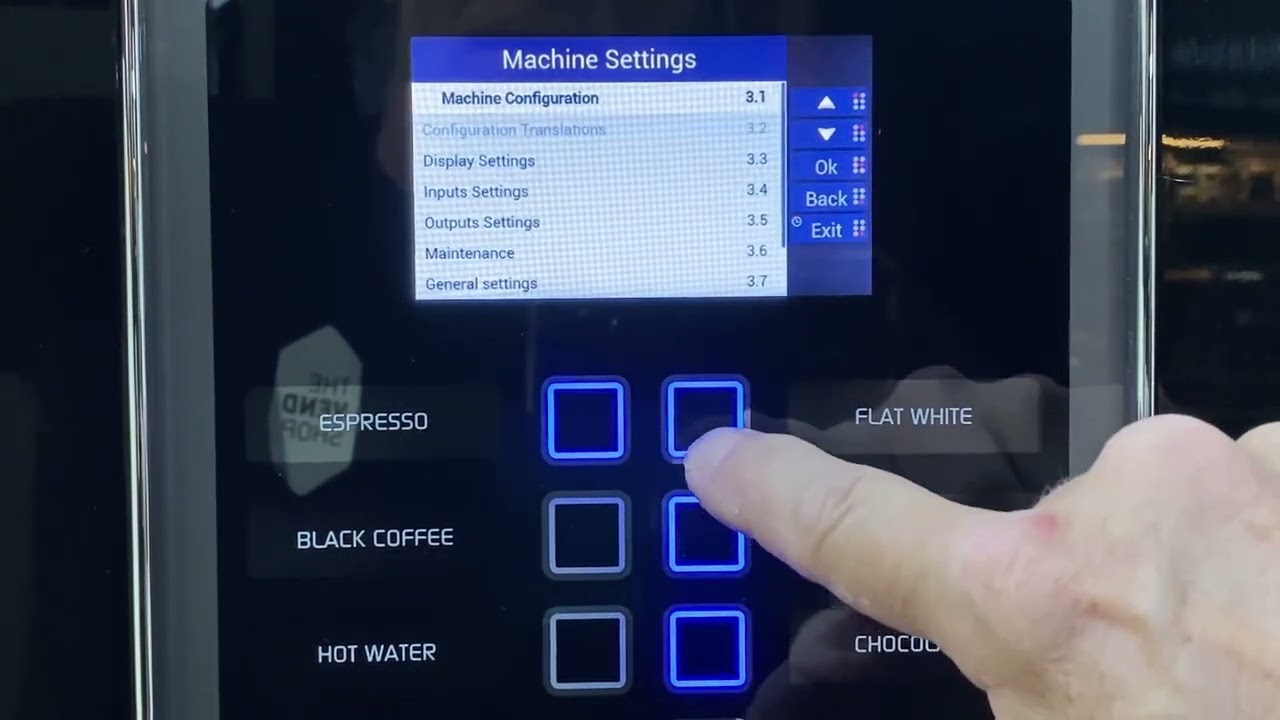 Necta Krea Prime - Adjust the fan operation