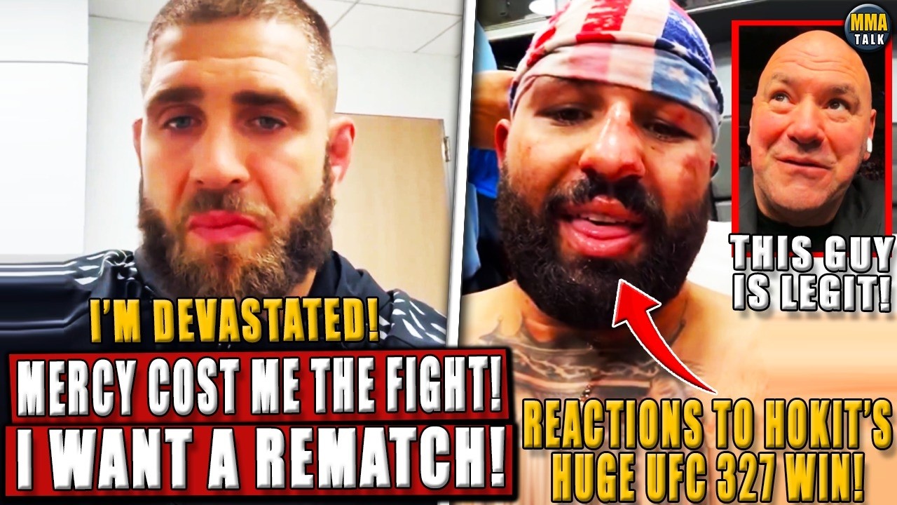 Jiri Prochazka CALLS for a REMATCH after UFC 327 loss! REACTIONS to Josh Hokit's HUGE WIN! Dana