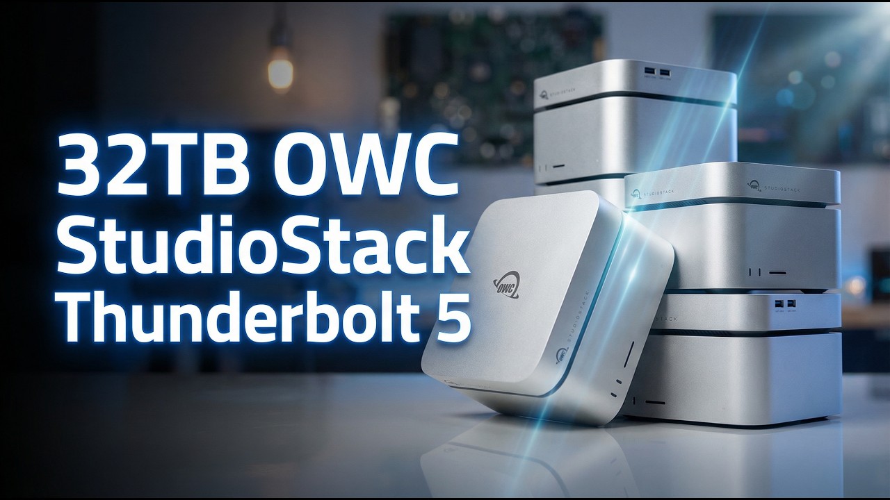 OWC StudioStack Thunderbolt 5 32TB – Unboxing & First Impressions