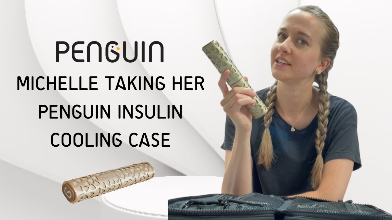 Michelle taking her Penguin Insulin Cooling Case for a Walk in 40&deg;+ Celsius