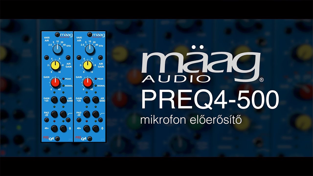 Maag Audio PREQ4-500 mikrofon előerősítő